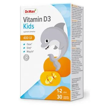 Dr.Max Vitamin D3 Kids, 30 capsule twist-off