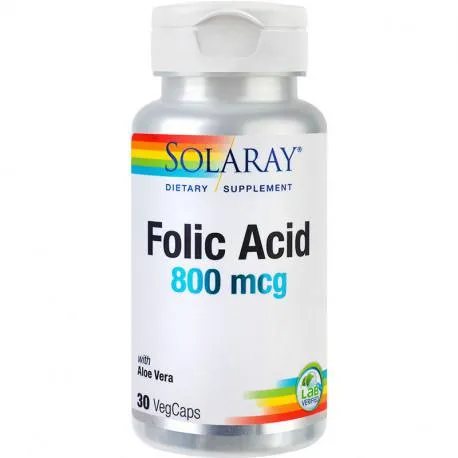 Secom Folic Acid 800mcg, 30 capsule vegetale