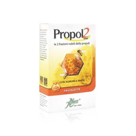 Propol2 cu miere pentru adulti, 30 tablete, Aboca