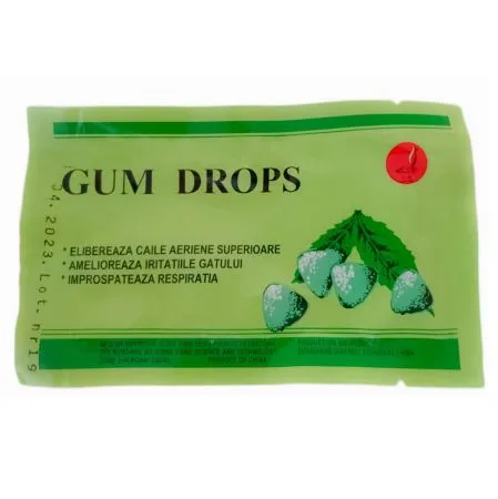 Dropsuri pentru nas, gat, piept Cough Gum Unick, 40 g, Shanghai Rong Xing