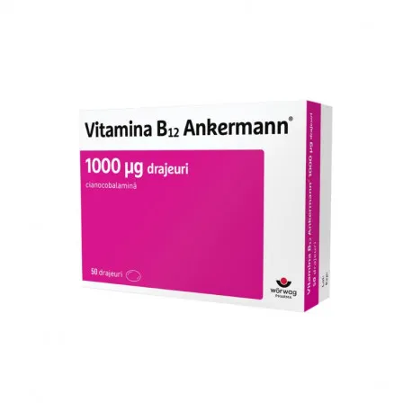 Ankermann Vitamina B12 , 50 comprimate