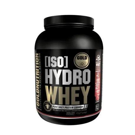 GOLD NUTRITION ISO Hydro whey capsuni, 1 kg