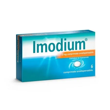Imodium, 2 mg, 6 comprimate orodispersabile, Mcneil