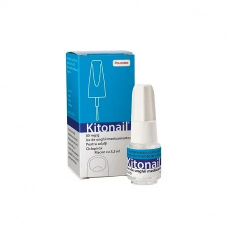 Kitonail 80 mg/g, 1 flacon, 3,3 ml