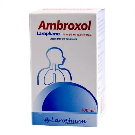 Ambroxol Laropharm 15mg/5ml x 100 ml sol. orala