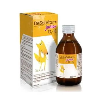 DeSolVitum Junior D3+K2 sirop, 150ml, Aflofarm