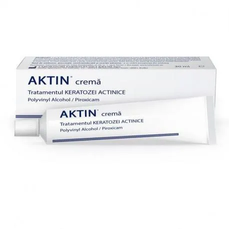 Aktin crema pentru keratoza actinica, 30 ml pentru tratamentul keratozei actinice
