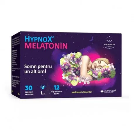 Hypnox Melatonin, 30 capsule