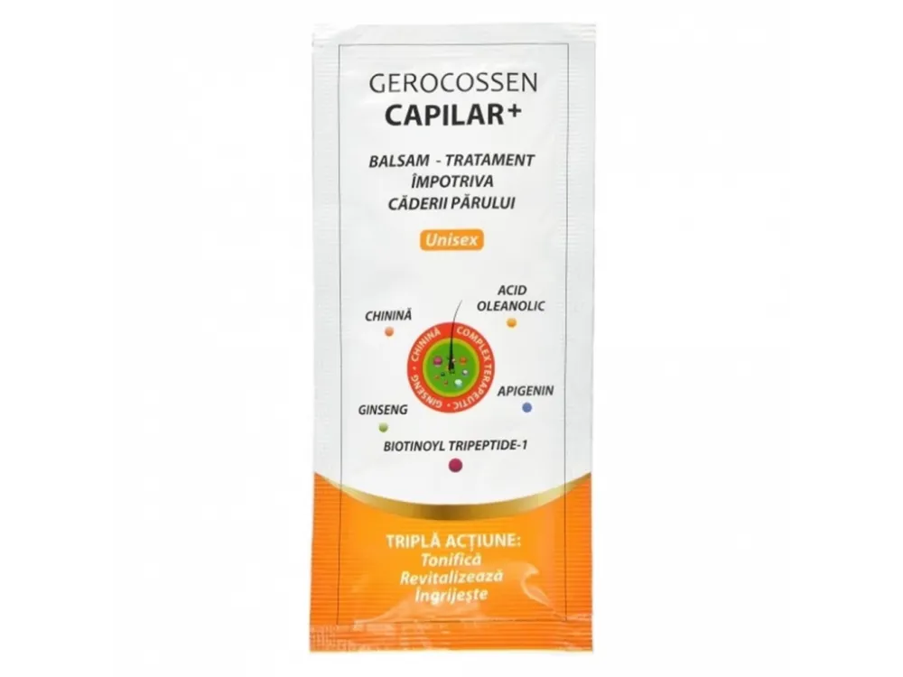 Balsam impotriva caderii parului fragil Capilar+ 15ml - Gerocossen