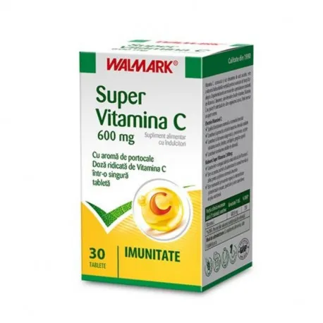 WALMARK Super Vitamina C 600 mg, 30 tablete