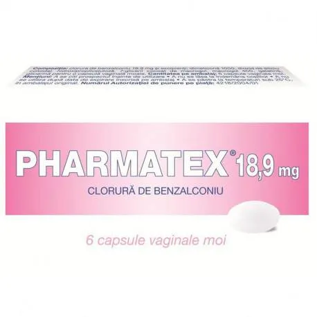 Pharmatex (R) 18.9 mg x 6 capsule moi vaginale