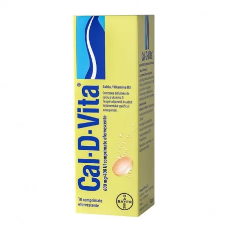 CAL-D-VITA, 10 comprimate efervescente