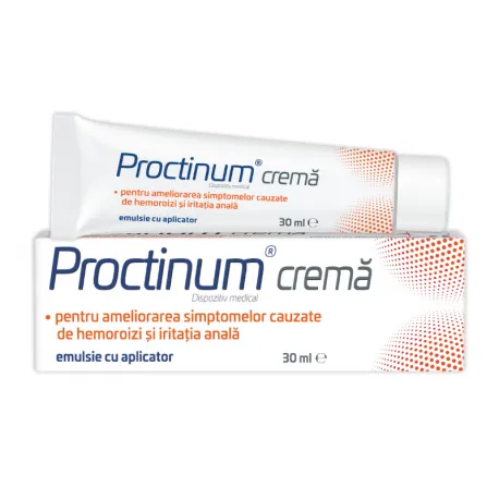 Proctinum crema pentru hemoroizi, 30 ml