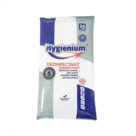 Hygienium servetele umede antibacteriene, 24 bucati