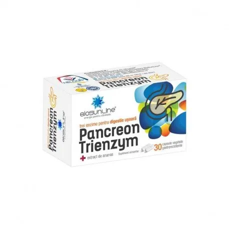 BioSunLine Pancreon Trienzym, 30 capsule