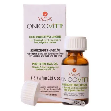Ulei antioxidant protector pentru unghii Vea OnicoVitt, 7 ml, Hulka