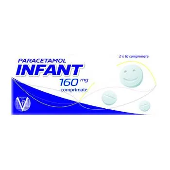 Paracetamol Infant 160 mg, 20 comprimate, Farmacist Man