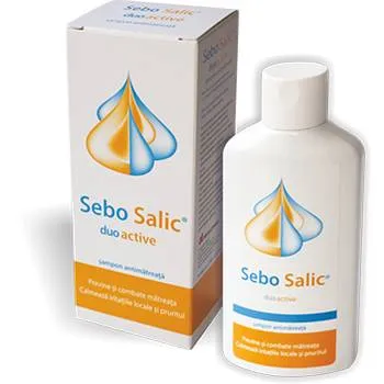Sampon antimatreata Sebo Salic Duo Active, 125ml, Slavia Pharm