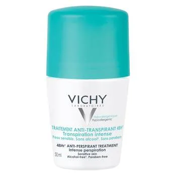 Deodorant roll-on Antiperspirant cu parfum 48h, 50ml, Vichy