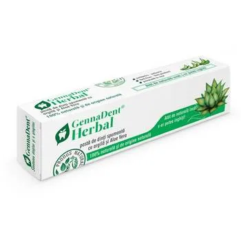 Pasta de dinti GennaDent Herbal, 50ml, VivaNatura