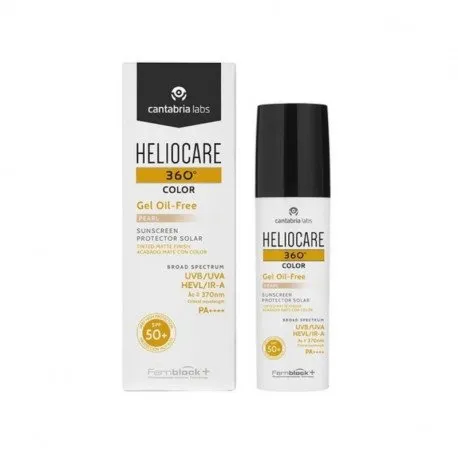Cantabria Heliocare 360 gel oil-free SPF50+, Pearl, 50ml