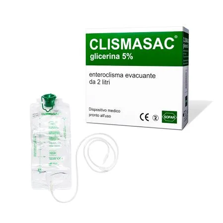 Enteroclisma evacuanta Clismasac glicerina 5%, 2000 ml, Sofar