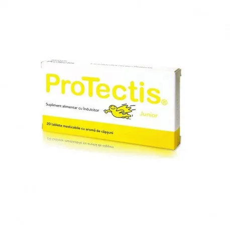 ProTectis Junior cu aroma de capsuni, 20 tabletele masticabile