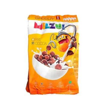 Cereale cu secara bilute cu cacao Speedy, 250g, Milzu