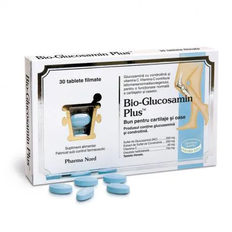 Bio Glucosamin Plus, Pharma Nord, 30 tablete filmate