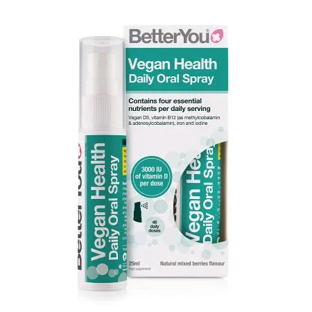 Spray oral Vegan Health, 25ml, BetterYou