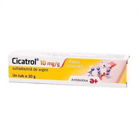 Cicatrol 10 mg/g, 20 g pasta cutanata