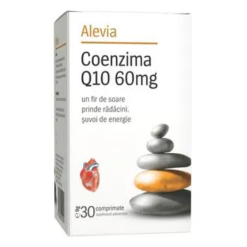 Coenzima Q10 60mg, 30 comprimate, Alevia