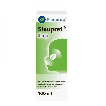 Sinupret sirop, 100 ml, Bionorica