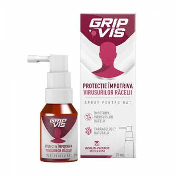 Spray pentru gat GripVis, 20ml, Berlin Chemie