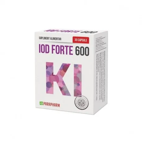 Iod Forte 600 mcg, 30 capsule