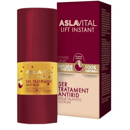 Ser pentru tratament antirid Lift Instant, 15 ml, AslaVital