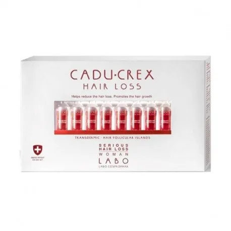 CADU-CREX Tratament impotriva caderii parului stadiu sever femei, 20 fiole