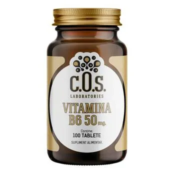 Vitamina B6 50mg, 100 tablete, COS Laboratories