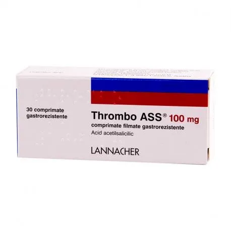 Thrombo ASS 100 mg, 30 comprimate gastrorezistente