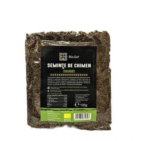 Seminte de Chimen Bio, 100 g, BioSof
