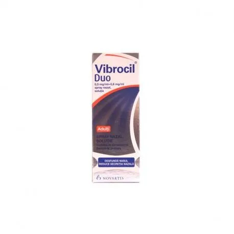 Vibrocil Duo 0,5 mg/ml + 0,6mg/ml, 10 ml spray nazal