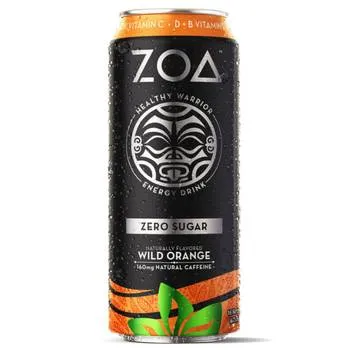 Bautura energizanta zero zahar cu aroma de portocale salbatice, 473ml, GNC ZOA Energy Drink