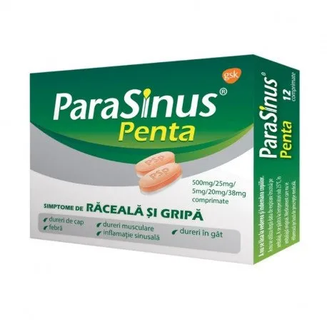 ParaSinus Penta, 12 comprimate