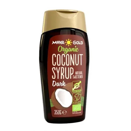 Sirop dark de cocos Bio, 350 g, Maya Gold