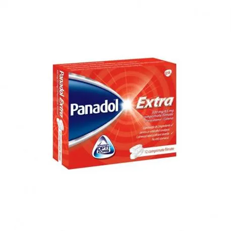 Panadol Extra, 12 comprimate