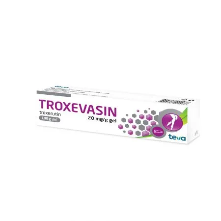 Troxevasin gel, 20 mg/g, 100 g, Teva Pharmaceuticals