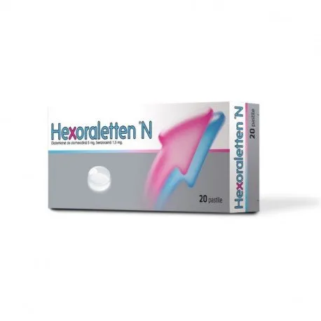 Hexoraletten N, 20 pastile