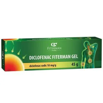 Diclofenac gel 1%, 45g, Fiterman