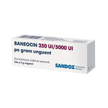 Baneocin unguent, 5 g, Sandoz