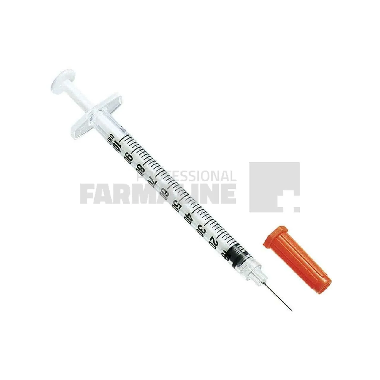 Seringa insulina G29 cu ac incastrat 1 ml